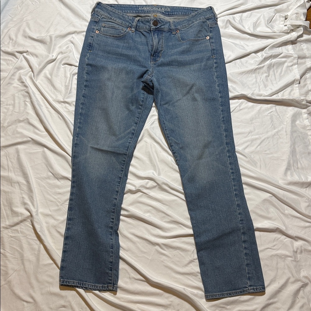 American Eagle Outfitters Skinny Stretch Jeans- Light Wash